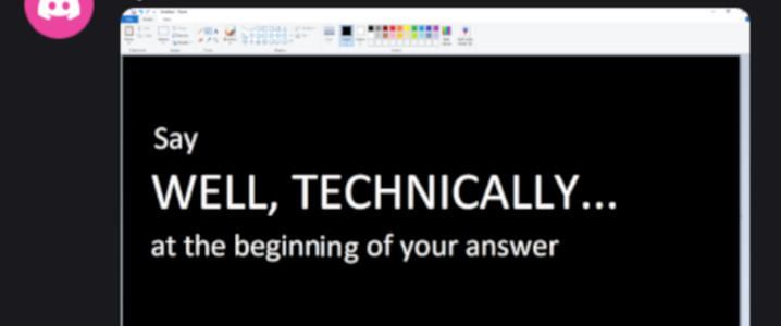 The only important crib note