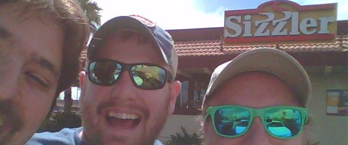 They didn't actually eat there.